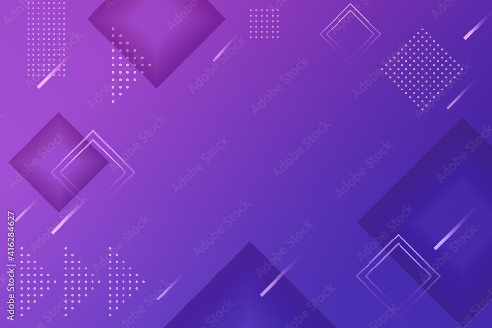 Poster abstract background with dots and squares. geaometric backdrop in blue and pink colors, copy space, 