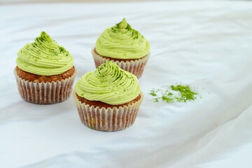 Matcha cupcakes
