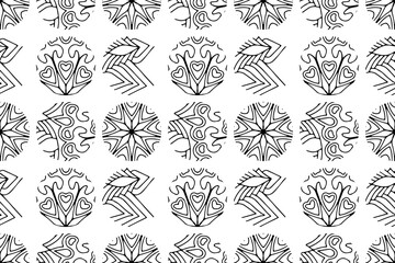 Tribal ethnic pattern semless design