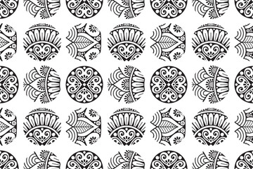 Tribal ethnic pattern semless design