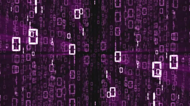 Abstract binary background, number streams, matrix effect.

