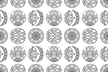 Tribal ethnic pattern semless design