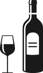 wine icon. drink icon vector
