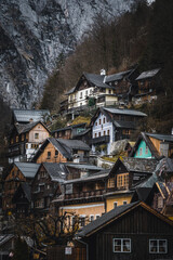 16th century Alpine houses in the mountains