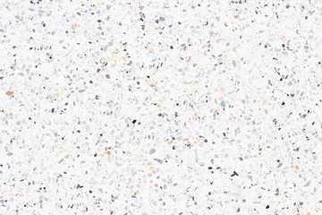 Gordijnen Terrazzo vloer naadloos patroon. Bestaat uit marmer, steen, beton en glad gepolijst om een gestructureerd oppervlak te produceren. Voor decoratie interieur exterieur, getextureerde print op tegel en abstracte achtergrond. © DifferR
