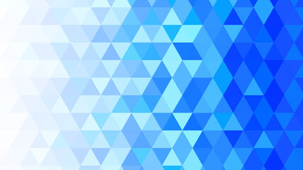 青色のポリゴンベクターフレーム背景素材