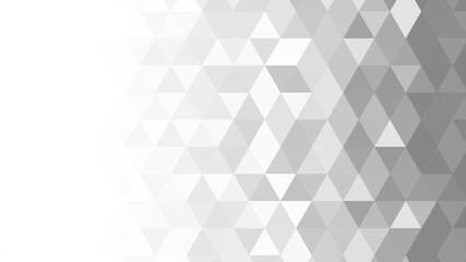 白黒のポリゴンベクターフレーム背景素材 © rrice