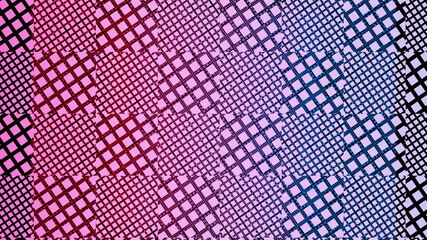 3D illustration graphics of abstract square pattern seamless loop effect. Abstract background for business presentation. 3d render.