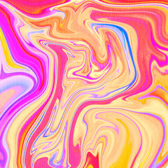 Bright abstract background in style  Fluid art