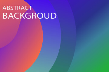 Colorful geometric background. Trendy composition of gradient shapes. Vector illustration