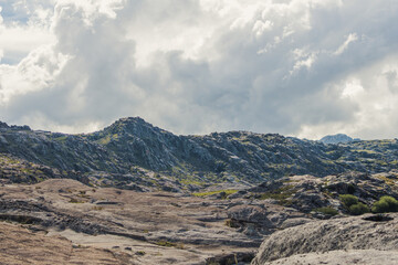 mountains of argentina with rocky landscape Champaquí Hill, Córdoba, Argentina.