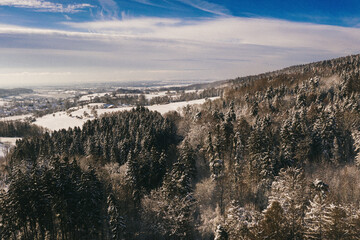 landscape with snow 