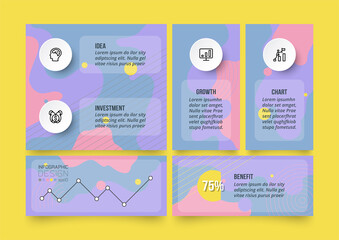 Business or marketing concept infographic template.