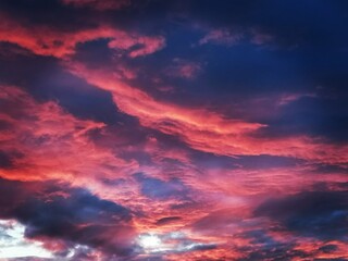  purple sky with clouds