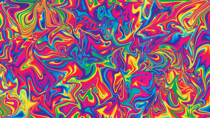 An abstract wavy psychedelic background image.
