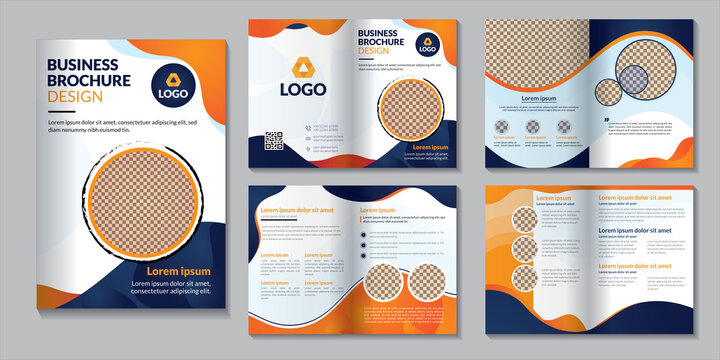 print Ready Business company profile brochure design template.