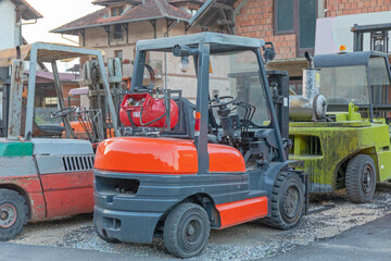 Gas Powered Forklift