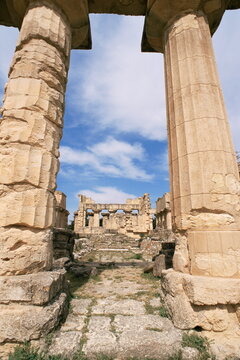 Zeus temple, Cyrene, UNESCO World Heritage Site, Cyrenaica, Libya