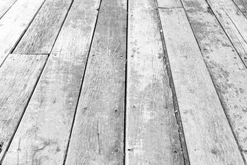 White wooden floor decay old exterior texture and background seamless