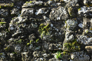 Background stone antique, medieval wall texture photo	
