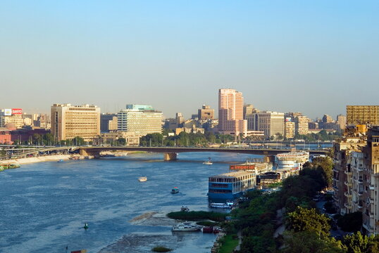 Corniche El Nil, River Nile, Cairo, Egypt