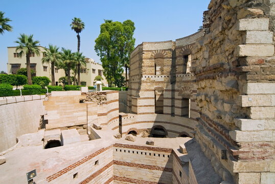 Babylon Walls, Coptic Cairo, Cairo, Egypt