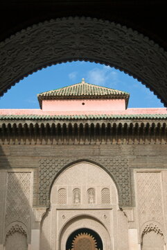 Ben Youssef Medersa (Koranic School), UNESCO World Heritage Site, Marrakech (Marrakesh), Morocco