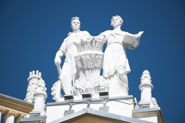 Obraz premium statue in the VDNKh Park