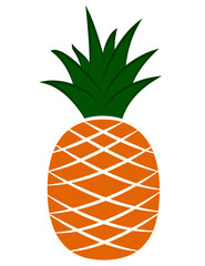 Illustration of a pineapple minimalist
