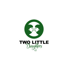Two Little Logo Design Symbols Vector