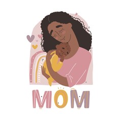 Mothers Day greeting card. I love you Mom