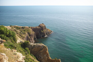 Fototapeta na wymiar cliffs at the coast