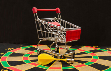 Meet your ecommerce sales target concept