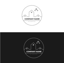 Circle Modern and simple logo property for any purpose
