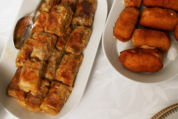 Traditional Muslim Ramadan Dinner Iftar food