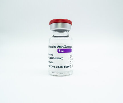 5ml Ampulle AstraZeneca Impfstoff gegen Covid-19