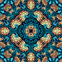 Raster ethnic nature ornamental background