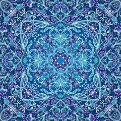 Raster abstract ethnic ornamental background