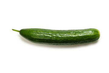 Cucumber isolated on white background.