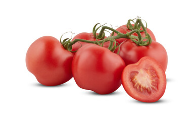tomatoes isolated on white background