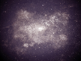 Night sky with stars as background. Watercolor