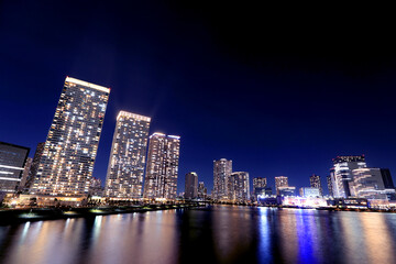 豊洲、晴海の夜景