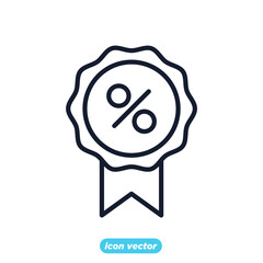 Discount icon. Discount symbol template for graphic and web design collection logo vector illustration