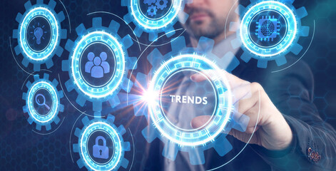 Business, Technology, Internet and network concept. Recent and latest trend.