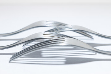 abstract background with forks