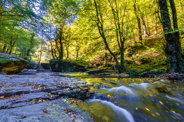 Suuctu waterfalls in Mustafakemalpasa, Bursa