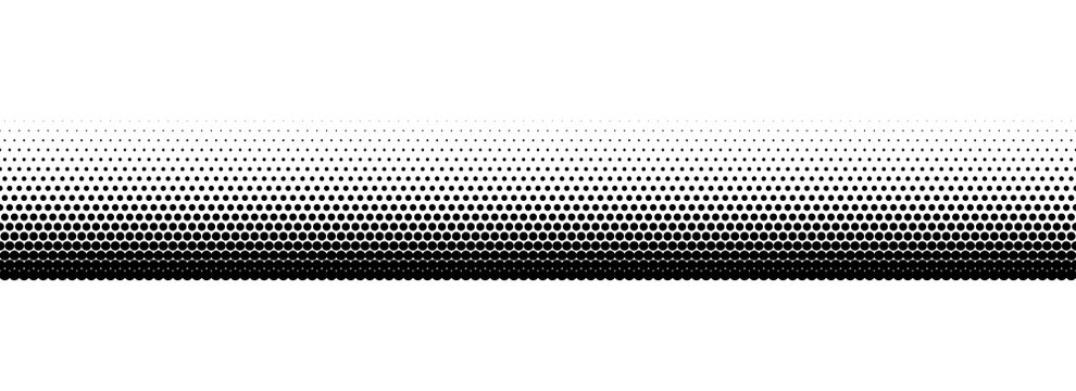 seamless halftone basic line border on the glass window. black vector illustration