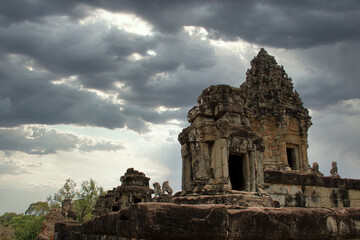 Naklejka premium Bakong Temple near Siem Reap, Cambodia