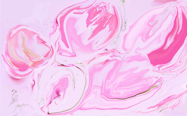 Obraz premium Pink Flower Pattern, Watercolor Flower Illustration. Vintage Flowers, Watercolor Wallpaper.