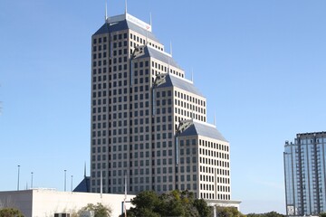 Fototapeta na wymiar Skyscraper buildings in Orlando. Florida